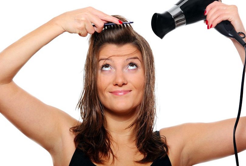 hair-drying